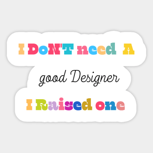 Designer Sticker